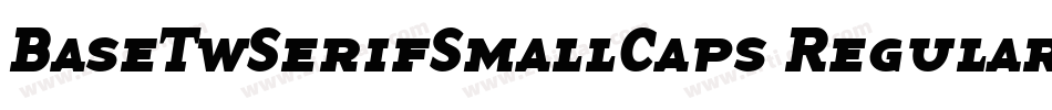 BaseTwSerifSmallCaps Regular字体转换